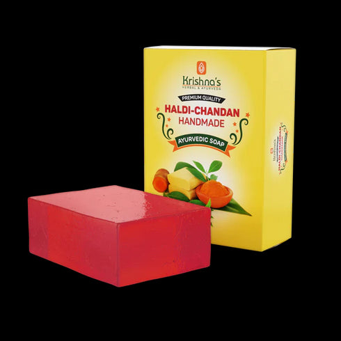 Krishna'S Herbal & Ayurveda Haldi-Chandan Handmade Soap
